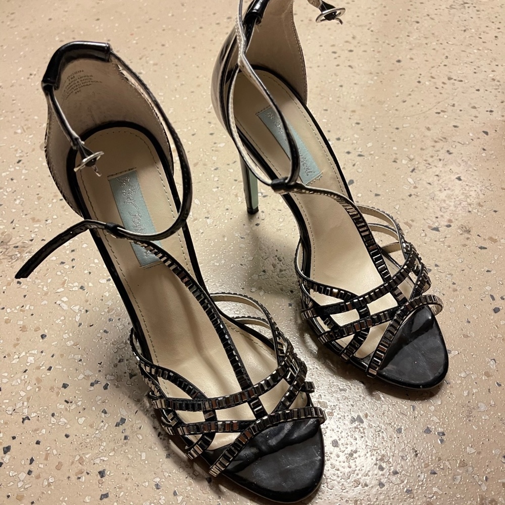 Betsey Johnson Strappy Stilettos